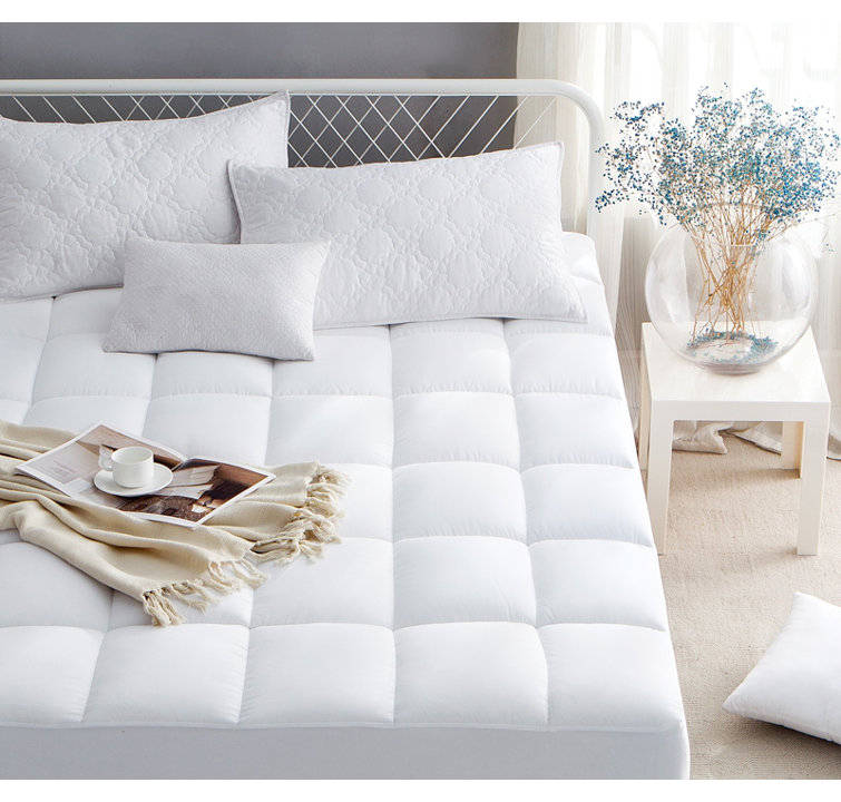 White Noise Ultimate Thickness Down Alternative Mattress Pad Wayfair